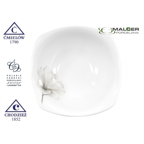 Salaterka kwadratowa 17 cm dek: G463 Magnolia AKCENT