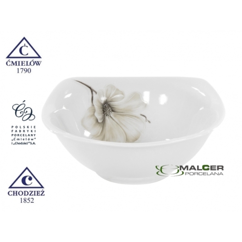 Salaterka kwadratowa 17 cm dek: G463 Magnolia AKCENT