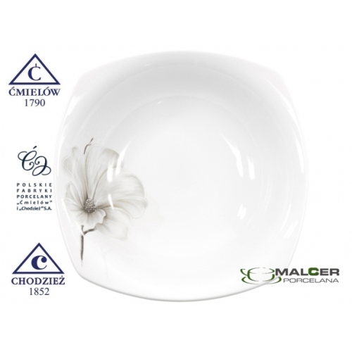 Salaterka kwadratowa 23 cm dek: G463 Magnolia AKCENT