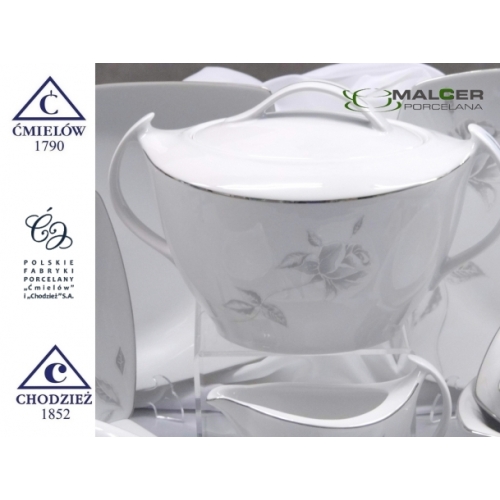 Waza 3000 ml dek: E758 Szara Róża AKCENT
