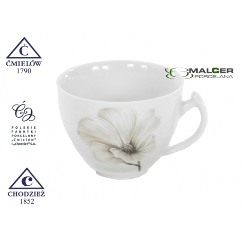 Filiżanka ze spodkiem 250 ml dek: G463 Magnolia AKCENT