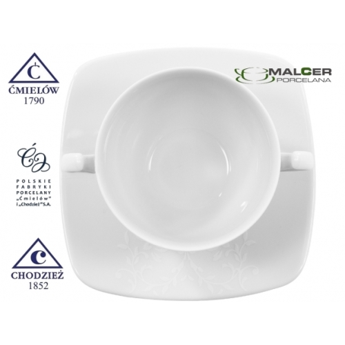 Bulionówka ze spodkiem 300 ml dek: G463 Magnolia AKCENT