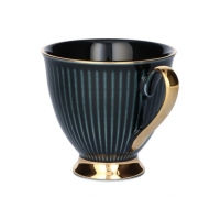 Filiżanka ze spodkiem 250 ml dek: GZ07 Obsydian DALIA GIFT BOX