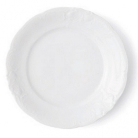Talerz płytki 24 cm dek: C001 Biała FRYDERYKA