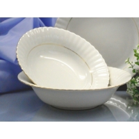 Salaterka okrągła 26 cm dek: B014 Złota Linia IWONA
