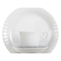 Salaterka kwadratowa 24 cm dek: C000 Biała IWONA