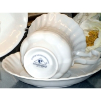 Salaterka kwadratowa 24 cm dek: C000 Biała IWONA