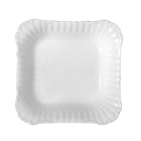 Salaterka kwadratowa 24 cm dek: C000 Biała IWONA