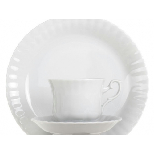 Salaterka kwadratowa 24 cm dek: C000 Biała IWONA