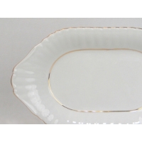 Półmisek owalny 24 cm dek: B014 Złota Linia IWONA