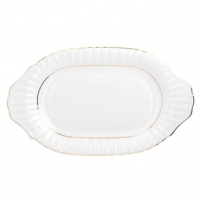 Półmisek owalny 39 cm dek: B014 Złota Linia IWONA