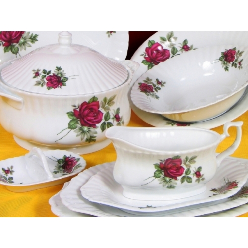 Cukiernica 300 ml dek: B826 Bordowa Róża IWONA