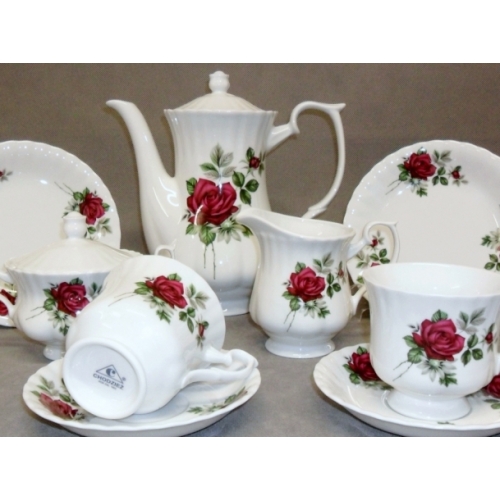 Cukiernica 300 ml dek: B826 Bordowa Róża IWONA