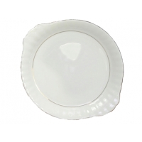 Talerz do ciasta 24 cm dek: B014 Złota Linia IWONA