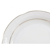 Talerz głęboki 22,5 cm dek. B014 Złota Linia KAMELIA