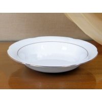 Talerz głęboki 22,5 cm dek. B014 Złota Linia KAMELIA