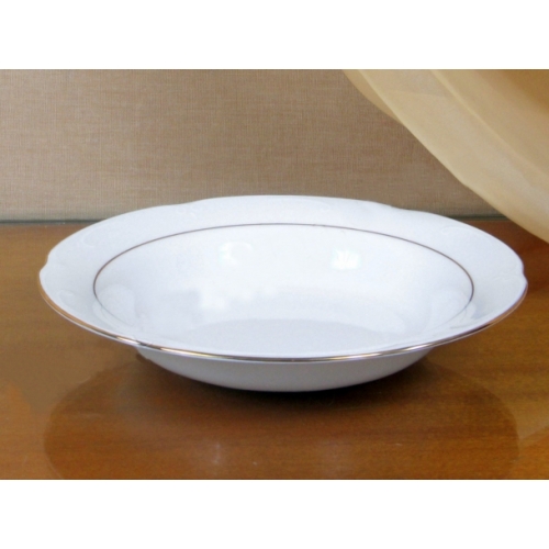 Talerz głęboki 22,5 cm dek. B014 Złota Linia KAMELIA