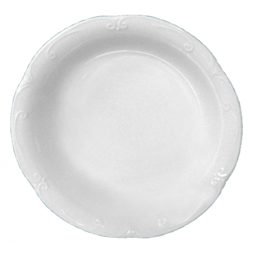 Salaterka okrągła 23 cm dek. C000 Biała KAMELIA