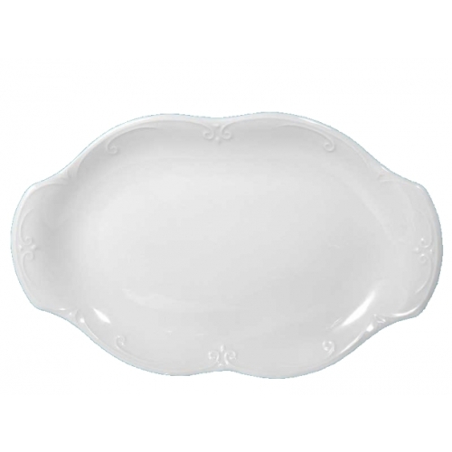 Półmisek owalny 33 cm dek. C000 Biała KAMELIA