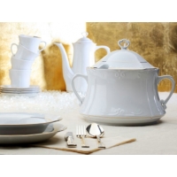 Półmisek głęboki 24 cm dek. B014 Złota Linia KAMELIA