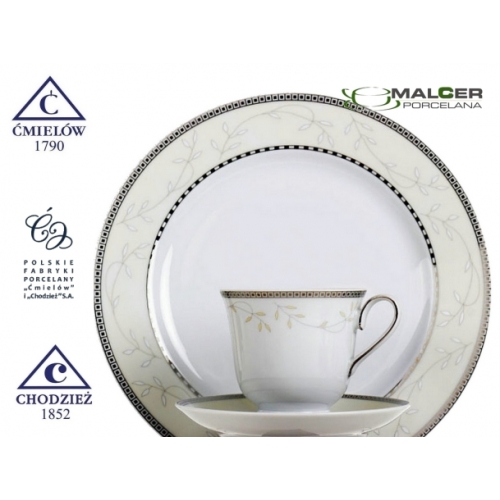 Talerz płytki 19 cm dek: B601 Marzenie Platynowe ASTRA