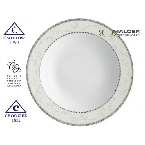 Salaterka okrągła 23 cm dek: B601 Marzenie Platynowe ASTRA