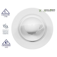 Talerz płytki 17 cm dek: E755 Biała Linea YVETTE 6/6