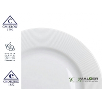 Talerz płytki 17 cm dek: E755 Biała Linea YVETTE 6/6