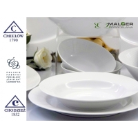 Talerz płytki 17 cm dek: E755 Biała Linea YVETTE 6/6