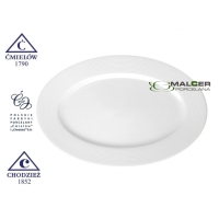 Półmisek owalny 33 cm dek: E755 Biała Linea YVETTE