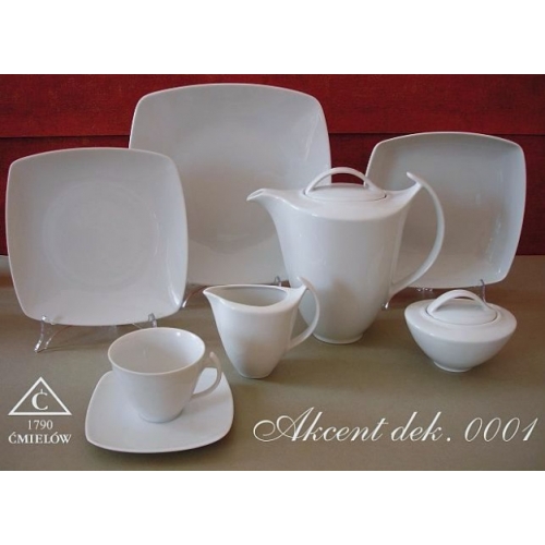 Cukiernica 300 ml dek: C000 Biały AKCENT