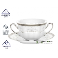 Bulionówka 300 ml ze spodkiem 6/12 dek: E361 Vera BOLERO
