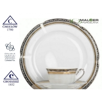 Bulionówka 300 ml ze spodkiem 6/12 dek: E551 Princess BOLERO
