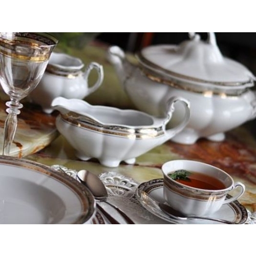 Serwis obiadowy dla 12 osób / 43 części dek: E551 Princess BOLERO