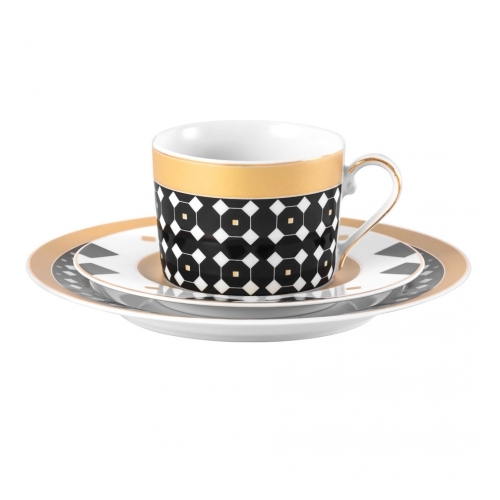 Serwis do kawy dla 1 osoby / 3 części G888 Pierrot JENNY GIFT BOX