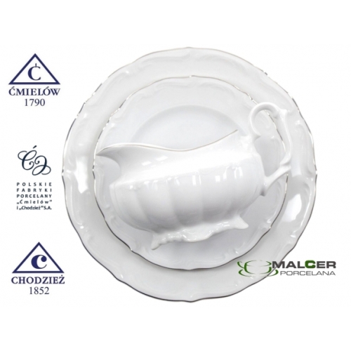 talerz płytki 19 cm G237 Platynowa Linia MARIA TERESA