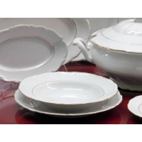 salaterka okrągła 23 cm B014 Złota Linia MARIA TERESA