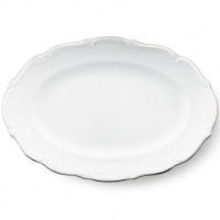 półmisek owalny 33 cm dek. G237 Platynowa Linia MARIA TERESA