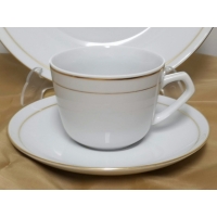 Serwis do kawy dla 6 osób / 18 części dek: 3604 Złota Linia PUŁASKI