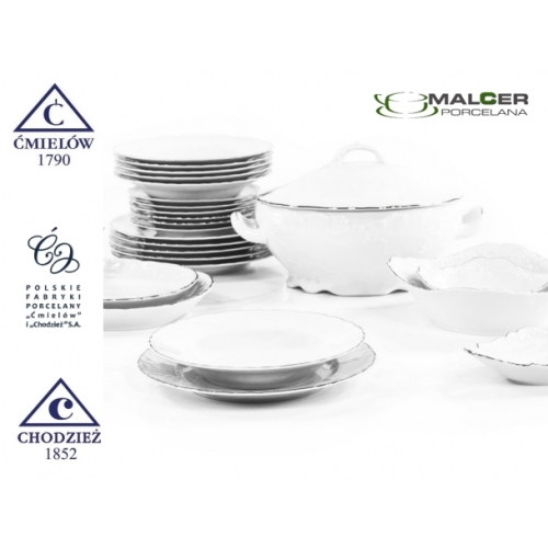 Waza 2700 ml dek: 3605 Platynowa Linia ROCOCO