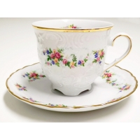 Filiżanka ze spodkiem 250 ml dek: G742 ROCOCO GIFT BOX