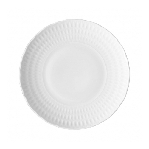 Talerz płytki 21 cm dek: 0001 Biała SOFIA