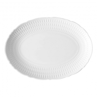 Półmisek owalny 34 cm dek: 0001 Biała SOFIA