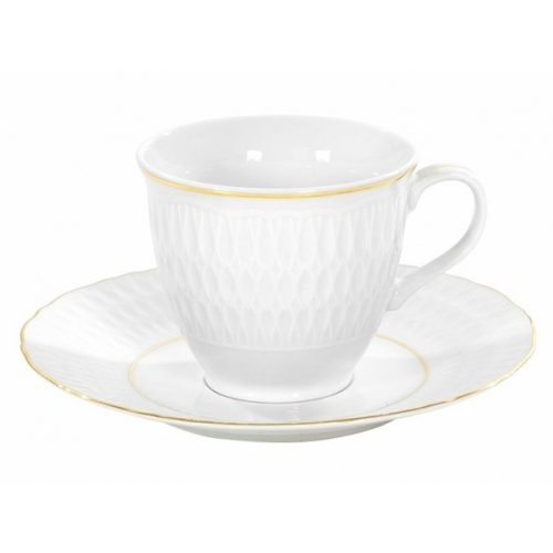 Serwis obiadowy dla 6 osób / 25 części Złota Linia SOFIA