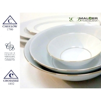 Serwis obiadowo-herbaciany dla 12 osób / 110 części dek: 3604 Złota Linia YVONNE