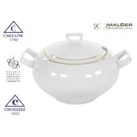 Serwis obiadowo-herbaciany dla 12 osób / 110 części dek: 3604 Złota Linia YVONNE