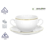 Serwis obiadowo-herbaciany dla 12 osób / 110 części dek: 3604 Złota Linia YVONNE