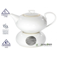 Serwis obiadowo-herbaciany dla 12 osób / 110 części dek: 3604 Złota Linia YVONNE