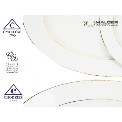 Serwis obiadowo-herbaciany dla 12 osób / 110 części dek: 3604 Złota Linia YVONNE