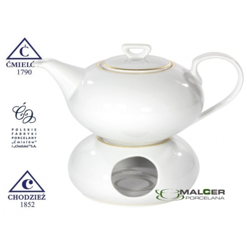 Serwis obiadowo-herbaciany dla 12 osób / 110 części dek: 3604 Złota Linia YVONNE